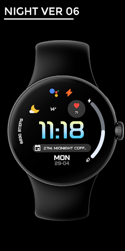 Night ver 06 - watch face screenshot 6