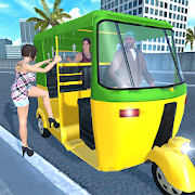 Modern Tuk Tuk Auto Rickshaw: Driving Sim Games