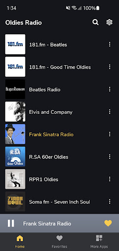 Oldies Radio Screen 3