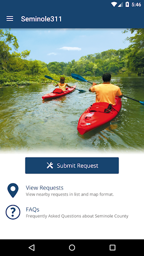Android application Seminole311 App screenshort