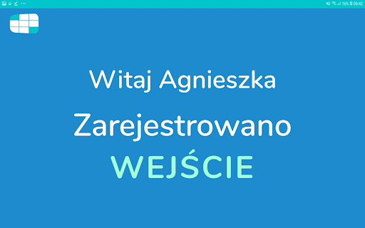 Rejestrator Czasu Pracy Screen 2