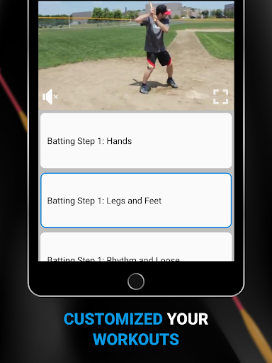 Screenshot of Baseball Strength Training