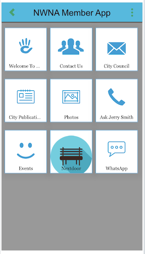 NWNA Member App Screen 2
