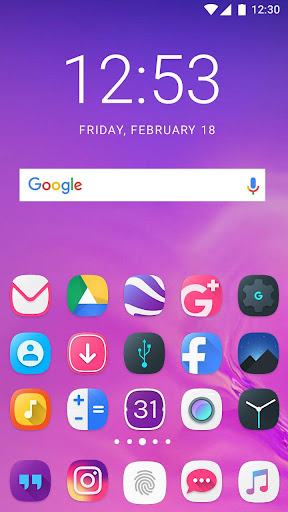 Theme for Samsung Galaxy A40 Screen 2