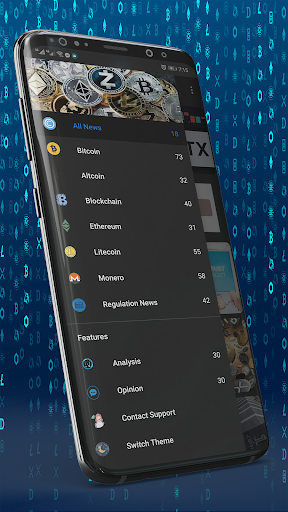 Android application Cryptocurrency News screenshort