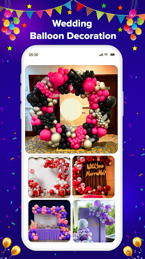 Android application Balloon Decorations screenshort