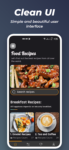 Screenshot of Food Recipes Offline, MealBook