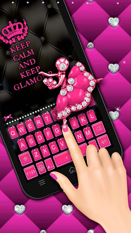 Pink Glamour girl Keyboard The - 7.1.5_0329 - (Android)