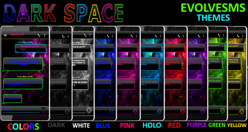 THEME EVOLVESMS SPACE HOLO