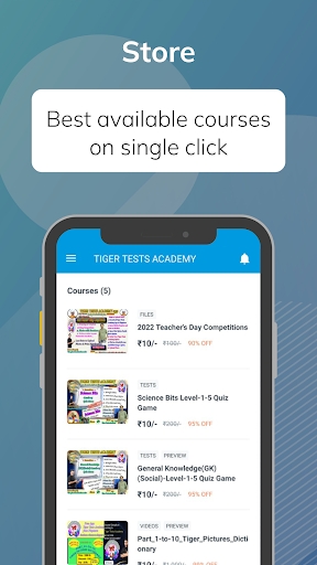 TIGER TESTS ACADEMY Screen 3