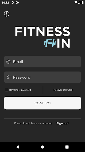 Android application Fitness In Gym screenshort