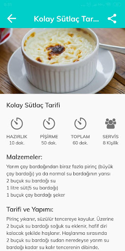 Sütlaç Tarifi [internetsiz] Screen 2