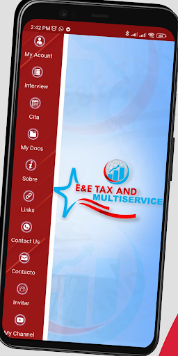 Android application E and E Tax and Multiservices screenshort