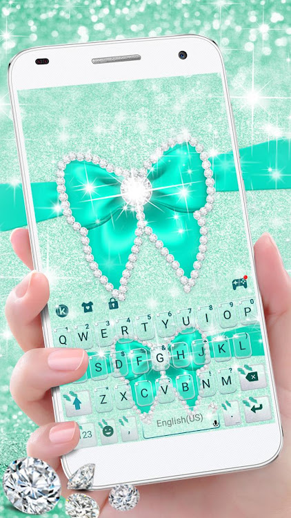 Green Diamond Bow Keyboard The - 8.7.1_0621 - (Android)