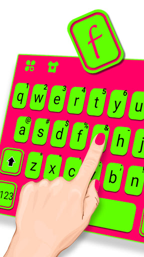 Android application Fluorescent Chat Keyboard Back screenshort