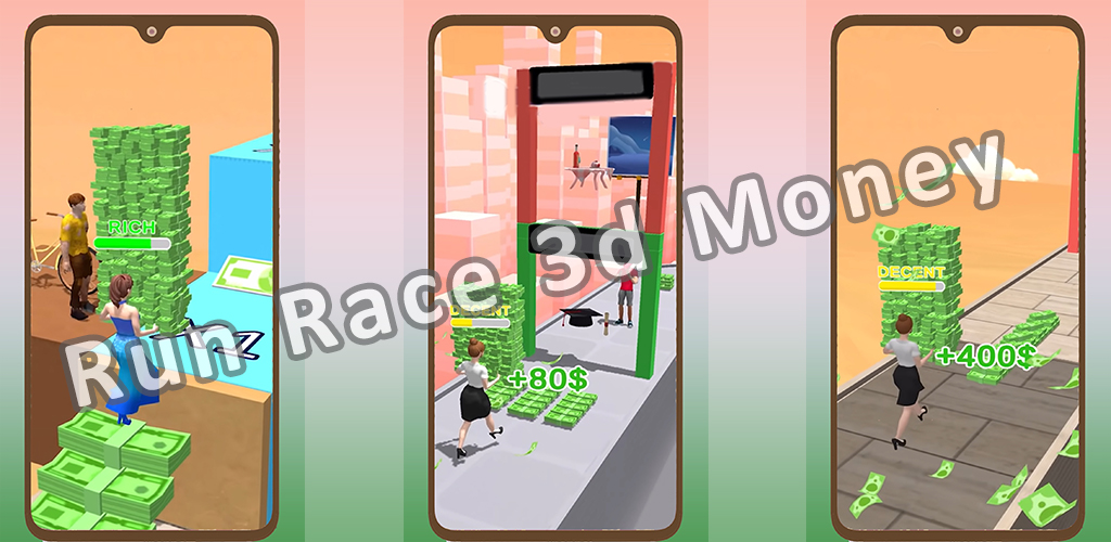 Андроид Destiny Run: Rich Race money. Картинки из игры money Run 3д.
