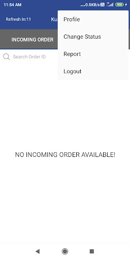 PhoneFoodie -Vendor Screen 2