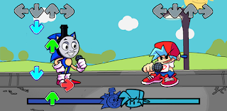 FNFvs Tonic thomas skin Mod - Screenshot 2