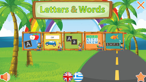 Android application Letters & Words screenshort