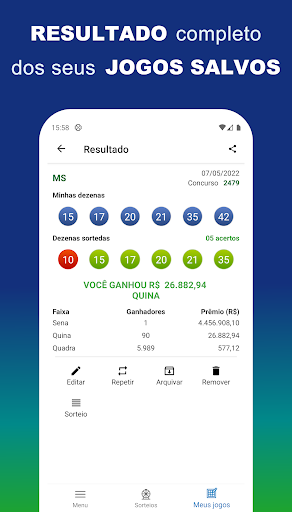 Loteria Fácil - Resultados Screen 3