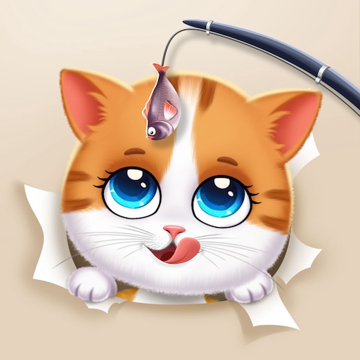 Cute Kitty Cat Pet Care logo