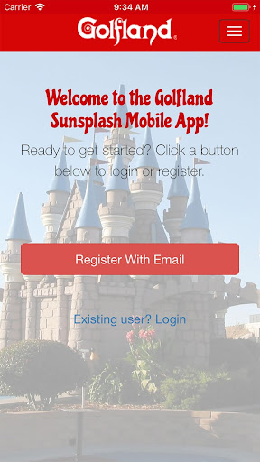 Android application Golfland Sunsplash screenshort