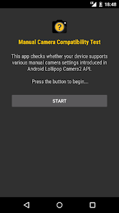 Manual Camera Compatibility Screenshot
