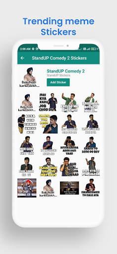 Standup Comedy Funny Stickers Screen 3