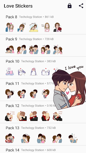 Love Stickers for WhatsApp :WA Screen 3