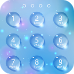 Cover Image of Download Lock screen - water droplets  APK