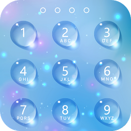 Icon image Lock screen - water droplets
