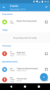 Student Calendar - Timetable Screenshot