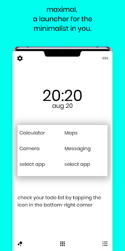 maximal - premium minimalist launcher with themes