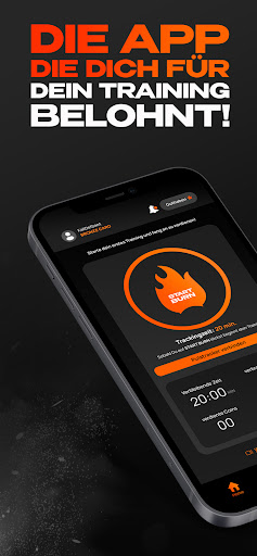 Android application Fitburn screenshort