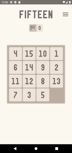 Android application FIFTEEN screenshort
