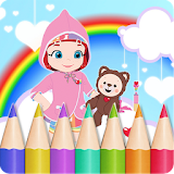 Painting Rainbow Ruby Coloring Book Games icon