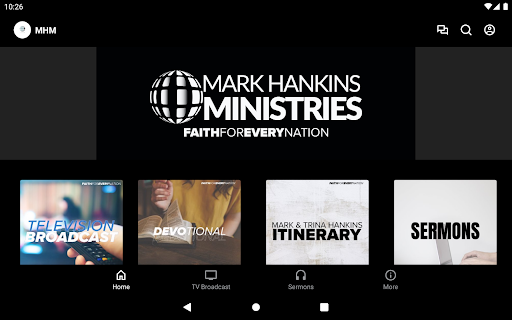 Screenshot of Mark Hankins Ministries