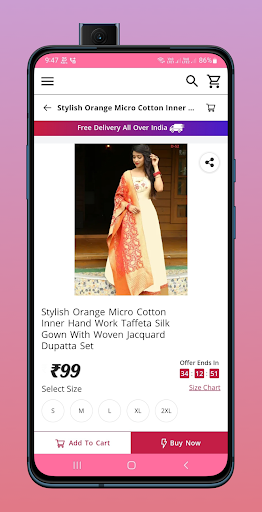 Women Online Shopping App Screen 2