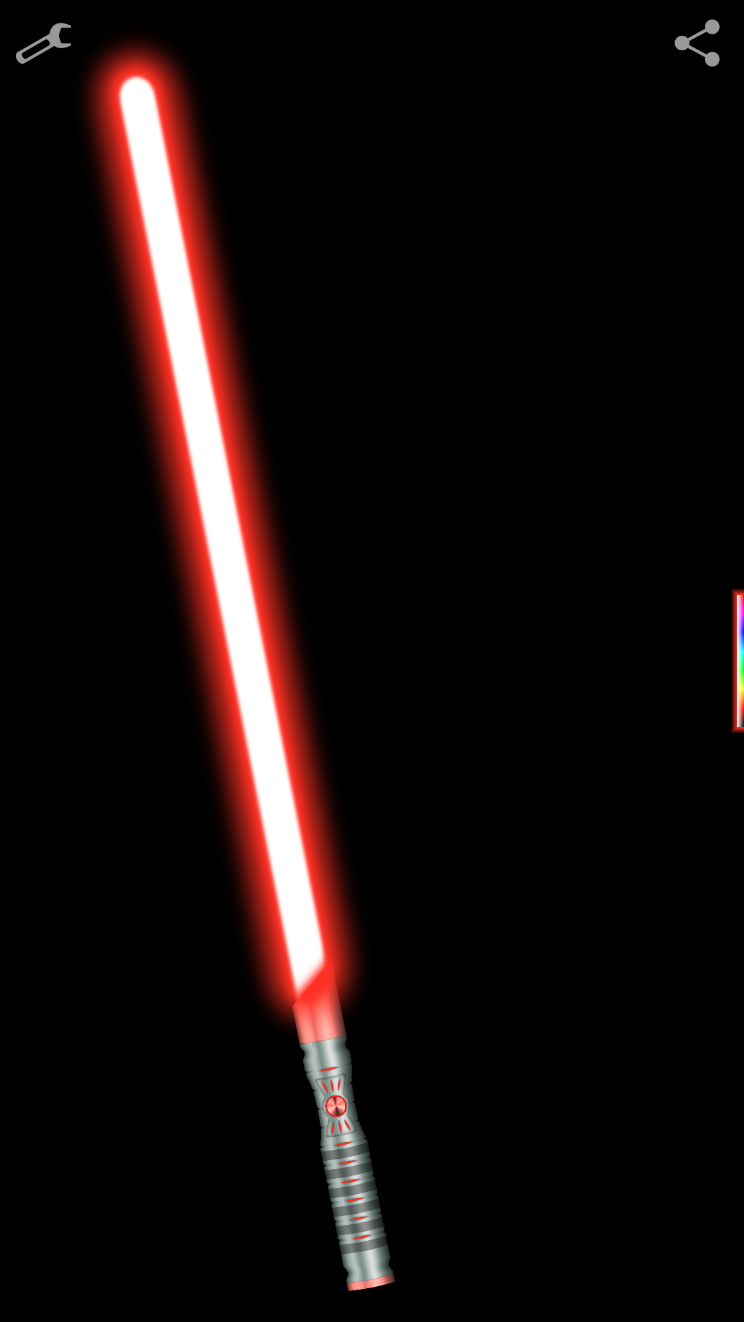 Android application Light Saber Simulator Plus screenshort