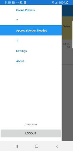 PrebillViewer Mobile Screen 3