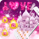 Pink Love diamond Castle Theme icon