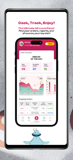 The Nommers - Food Partner App Screen 3