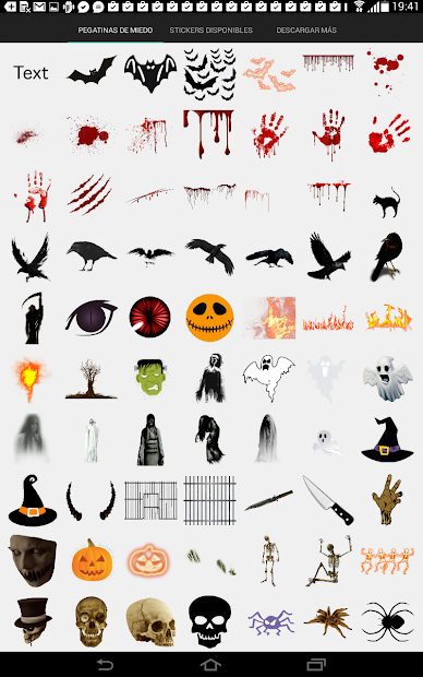 Captura de Pantalla 11 Stickers de miedo y terror android