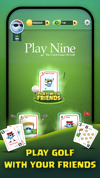 Play Nine: The Card Game Of Golf 3.35 APK + Mod (Unlimited money) untuk android