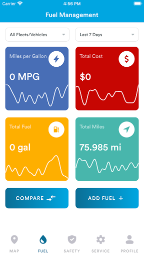Fueloyal Fleet Manager Screen 2