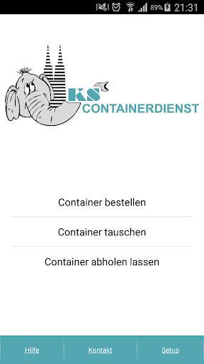 Android application KS-Containerdienst screenshort
