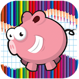 Peppy Pig Coloring book icon