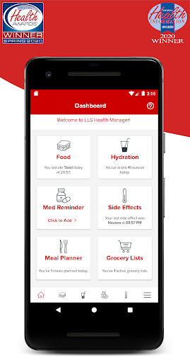Android application LLS Health Manager screenshort