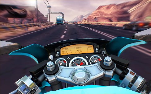 Moto Rider USA  Traffic Racing Modlu Apk İndir 2022 5