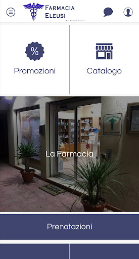 Android application Farmacia Eleusi screenshort